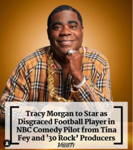 Tracy Morgan's faced